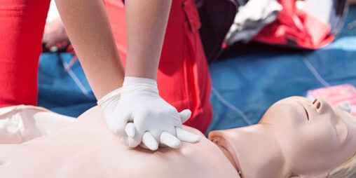First aid and cardiopulmonary resuscitation course