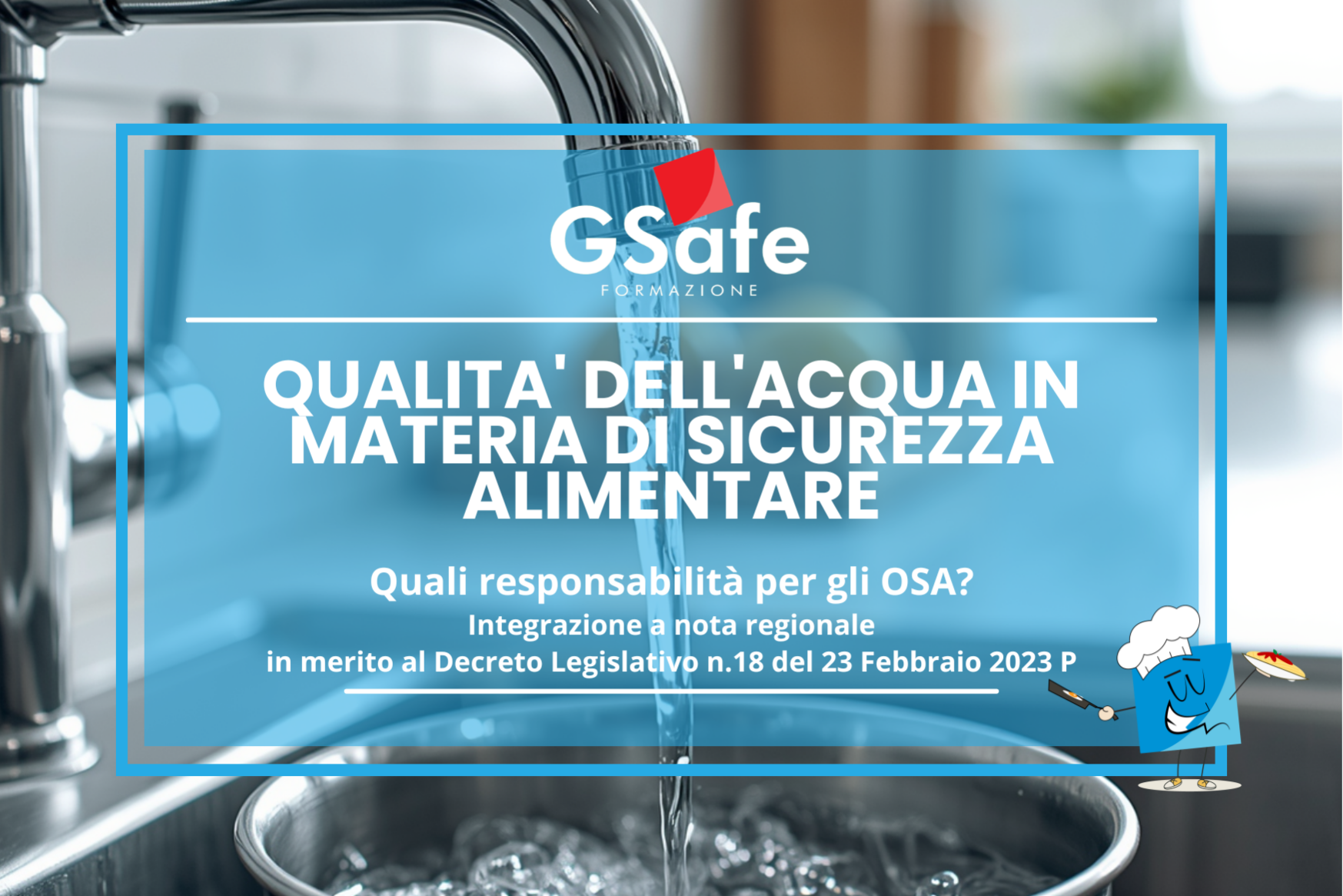 Controllo acque consumo alimentare