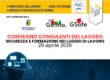 Locandina evento del convegno dei consulenti del lavoro di Parma 2026 dove hanno partecipato Gruppo Ge.Ma e G-Safe per la sicurezza e la formazione negli ambienti di lavoro