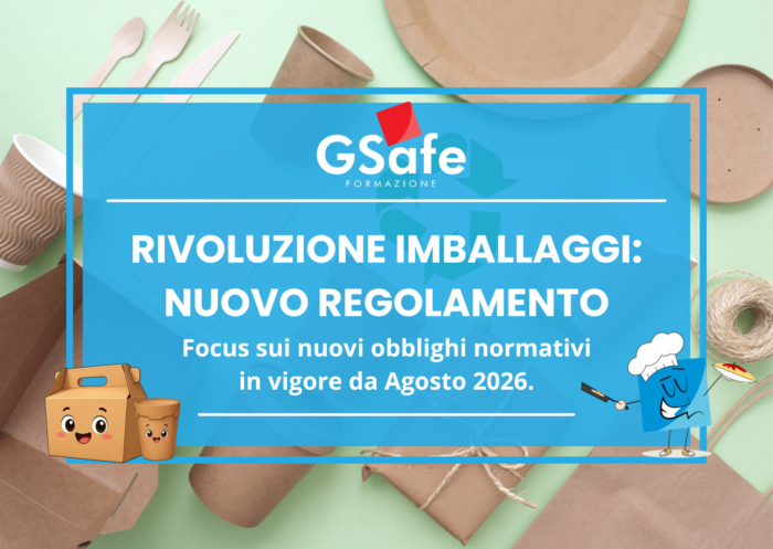 Le nuove disposizioni per gli imballaggi alimentari. G-Safe ente di formazione e consulenza in materia di igiene e sicurezza alimentare