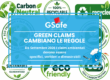Green Claims 2026: nuove regole contro il greenwashing da settembre 2026, con obbligo di dichiarazioni ambientali specifiche, veritiere e dimostrabili. Infografica G-Safe Formazione.